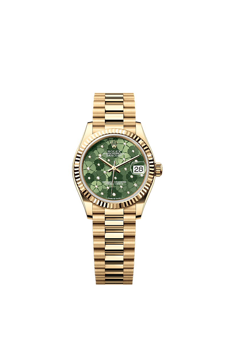 Rolex Datejust 31 watch 18 ct yellow gold m278278 0046