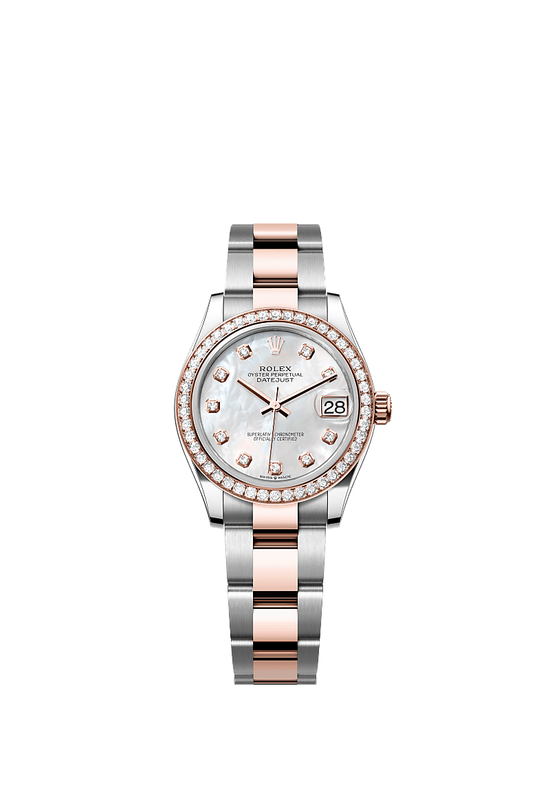 Rolex mother of pearl datejust ladies hot sale