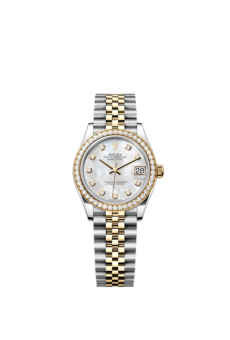 Rolex Datejust 31 watch Oystersteel and yellow gold m278383rbr 0028