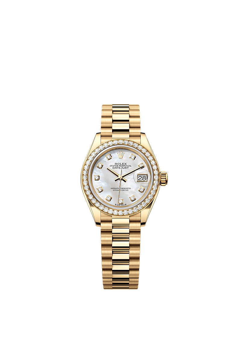 Rolex Lady Datejust watch 18 ct yellow gold m279138rbr 0015