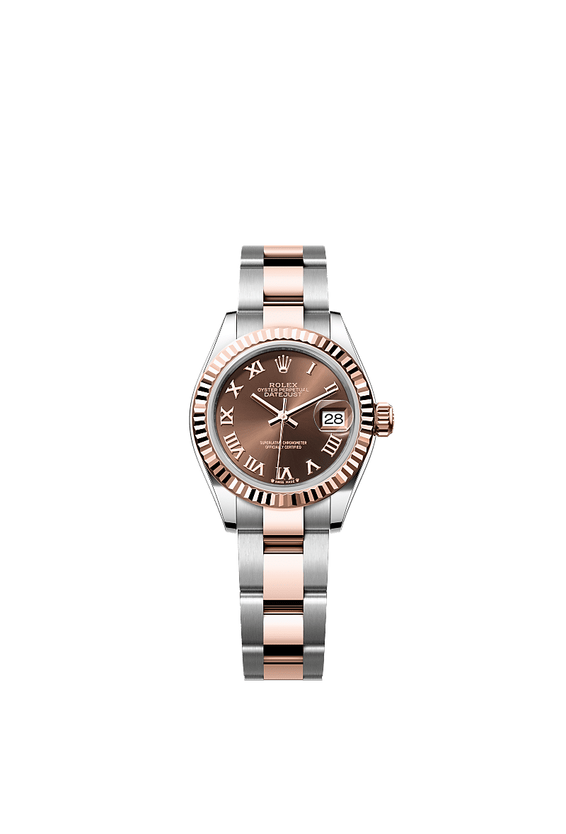 Rolex lady datejust 28 chocolate dial sale