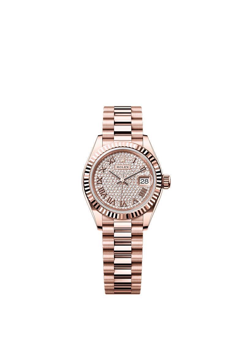 Rolex Lady Datejust watch 18 ct Everose gold m279175 0023
