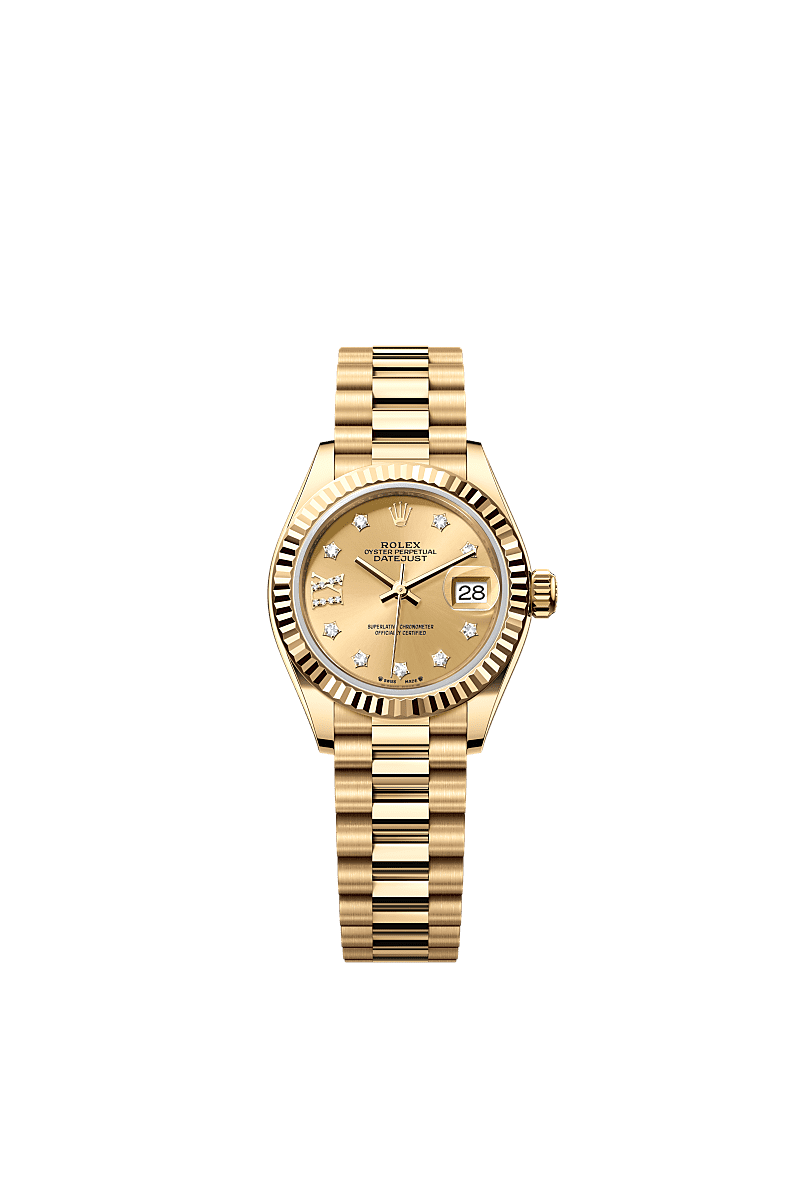 Rolex Lady Datejust saati 18 karat sar alt n m279178 0013
