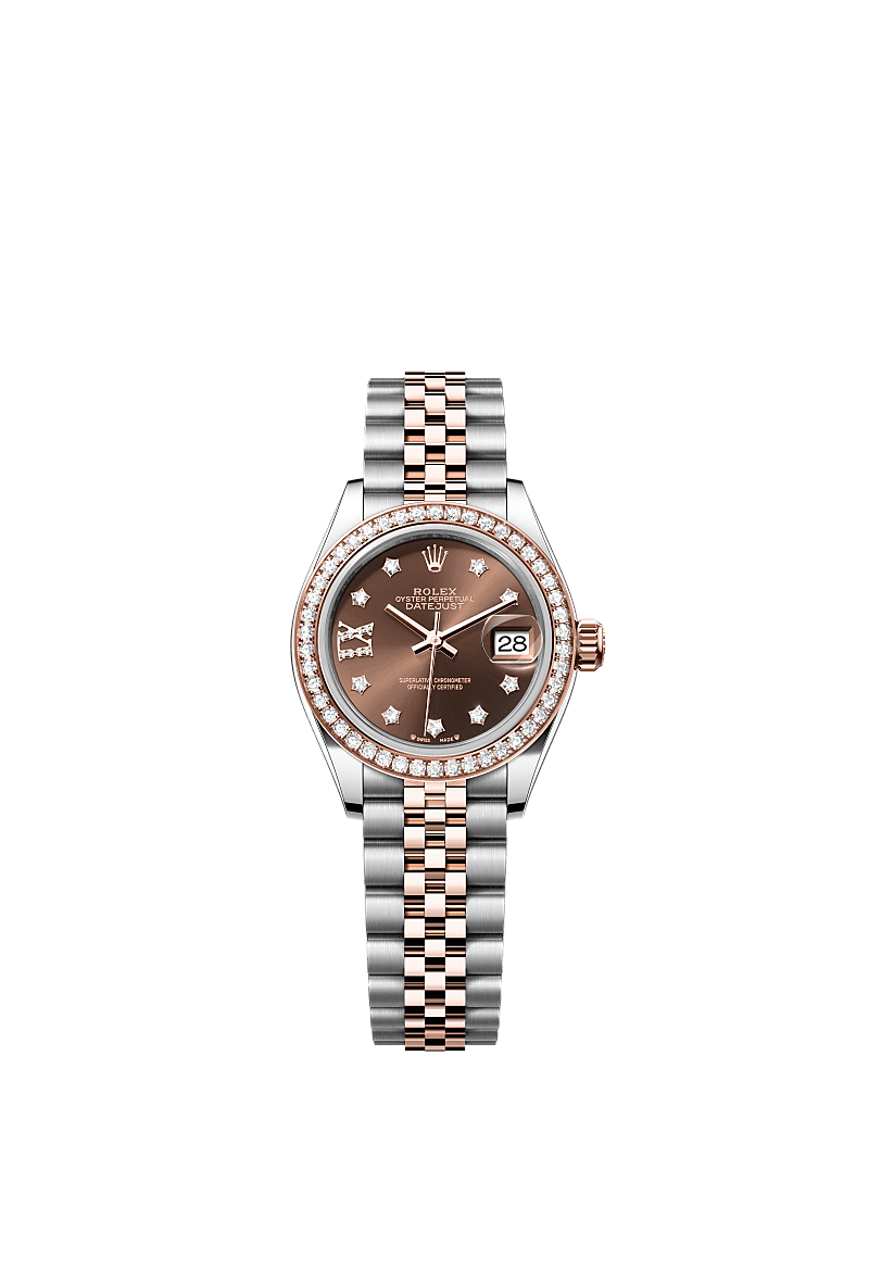 Rolex Lady Datejust watch Oystersteel and Everose gold m279381rbr 0003
