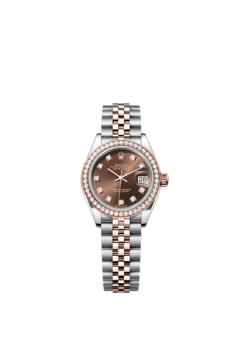 Rolex Lady Datejust watch Oystersteel and Everose gold m279381rbr 0011