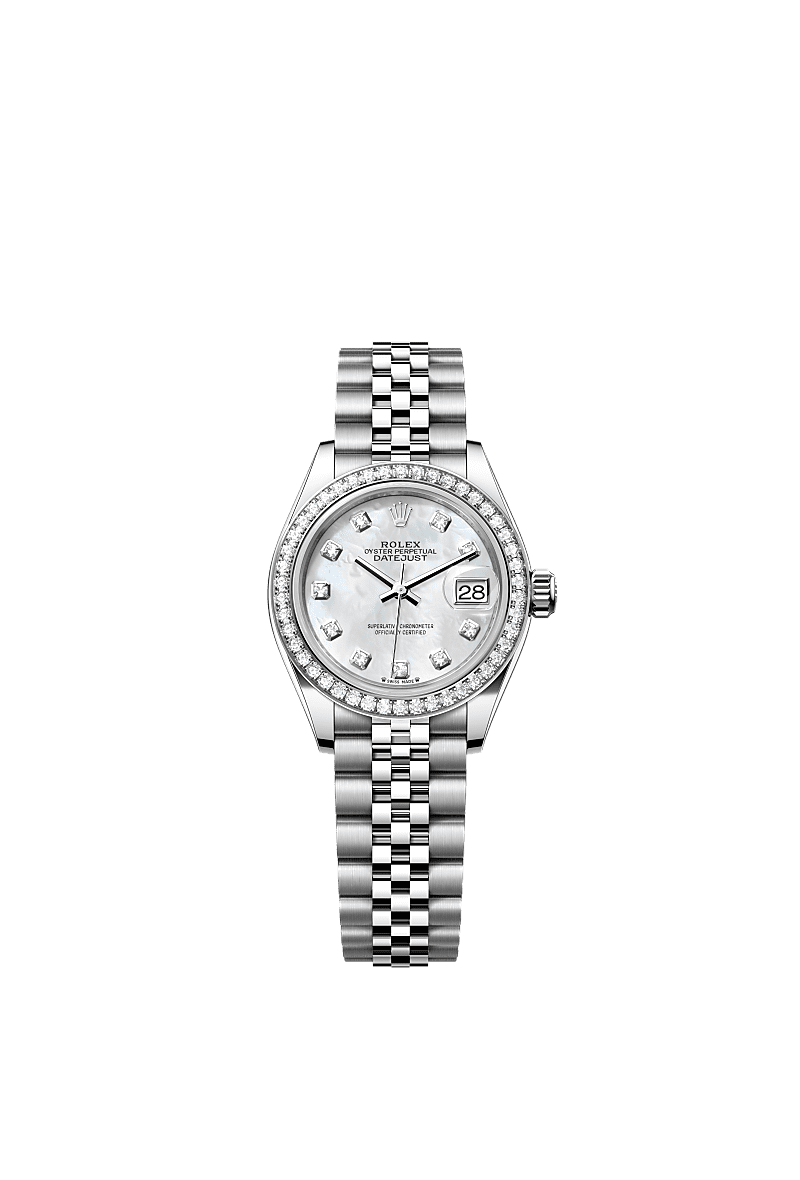 Orologio Rolex Lady Datejust in acciaio Oystersteel e oro bianco m279384rbr 0011