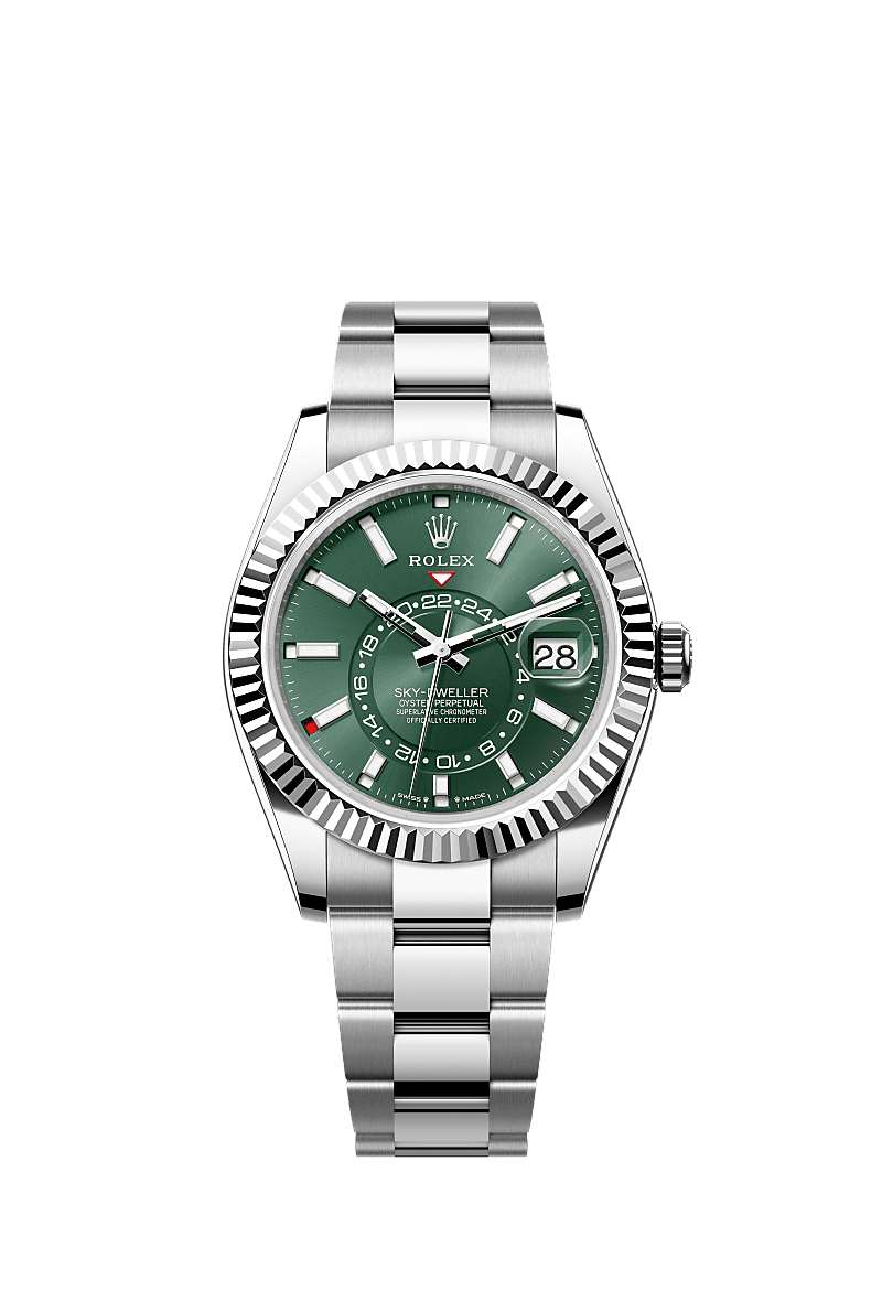 Rolex Sky Dweller watch Oystersteel and white gold m336934 0001