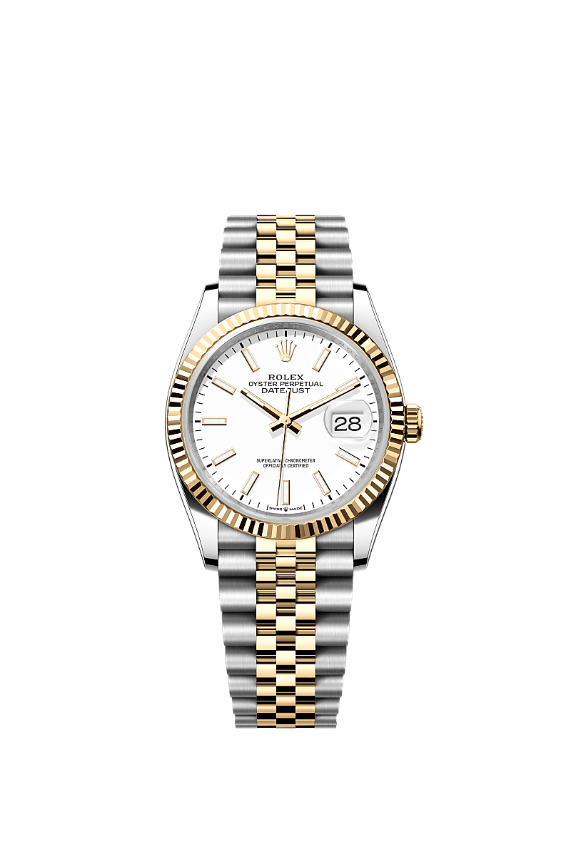 Rolex Datejust 36-horloge: Oystersteel en geelgoud - m126233-0019