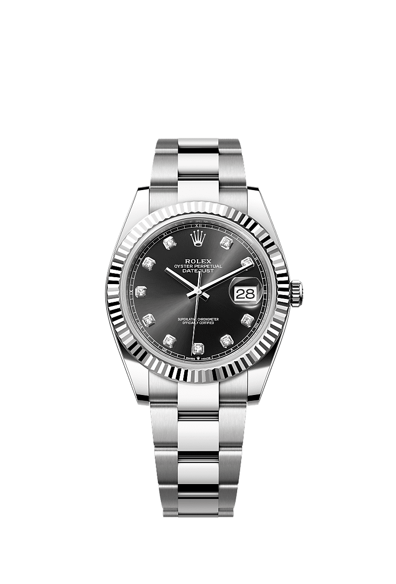 Rolex Datejust 41 watch: Oystersteel and white gold - m126334-0011