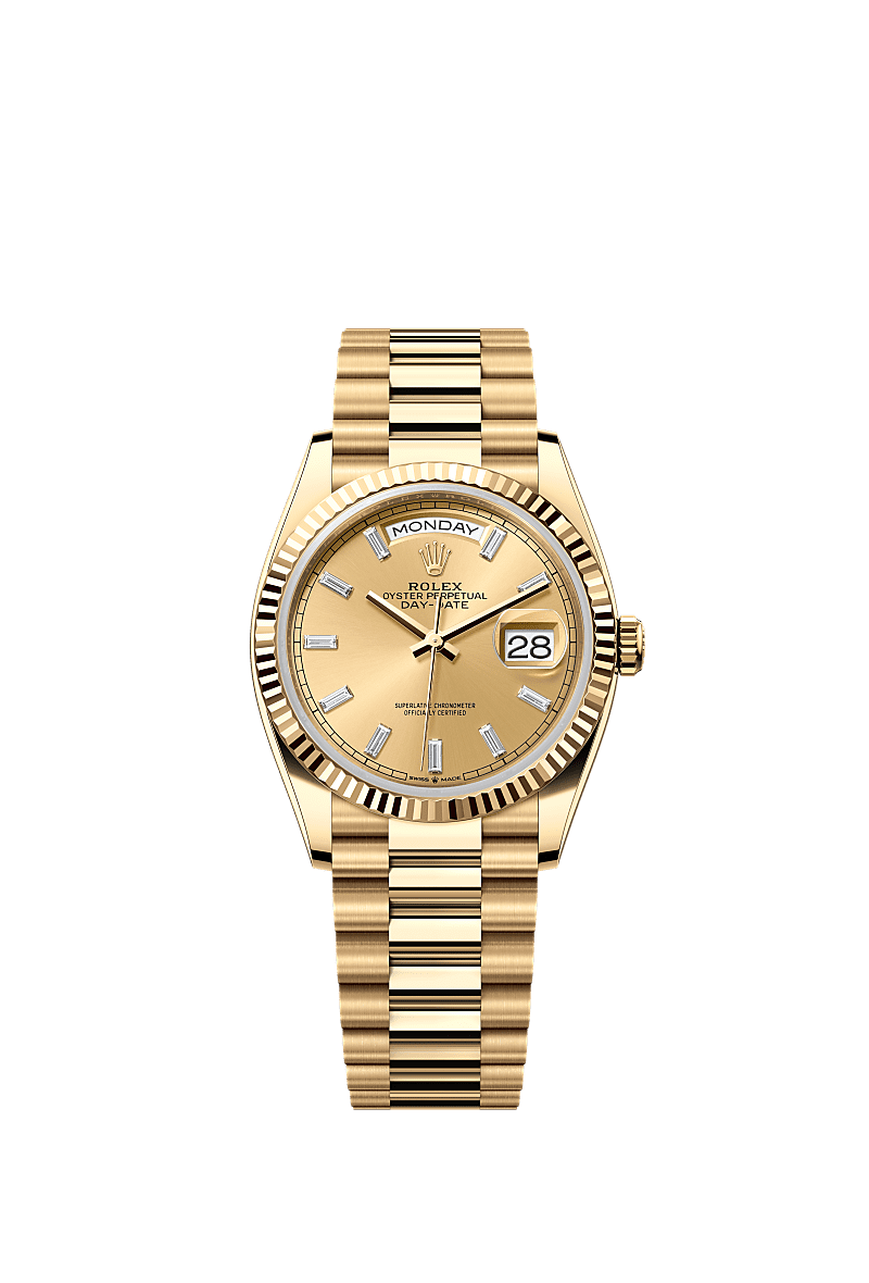 Rolex Day-Date 36 watch: 18 ct yellow gold - m128238-0132