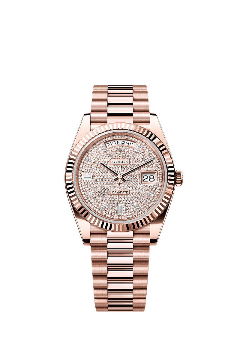 Rolex Day-Date 40 watch: 18 ct Everose gold - m228235-0036