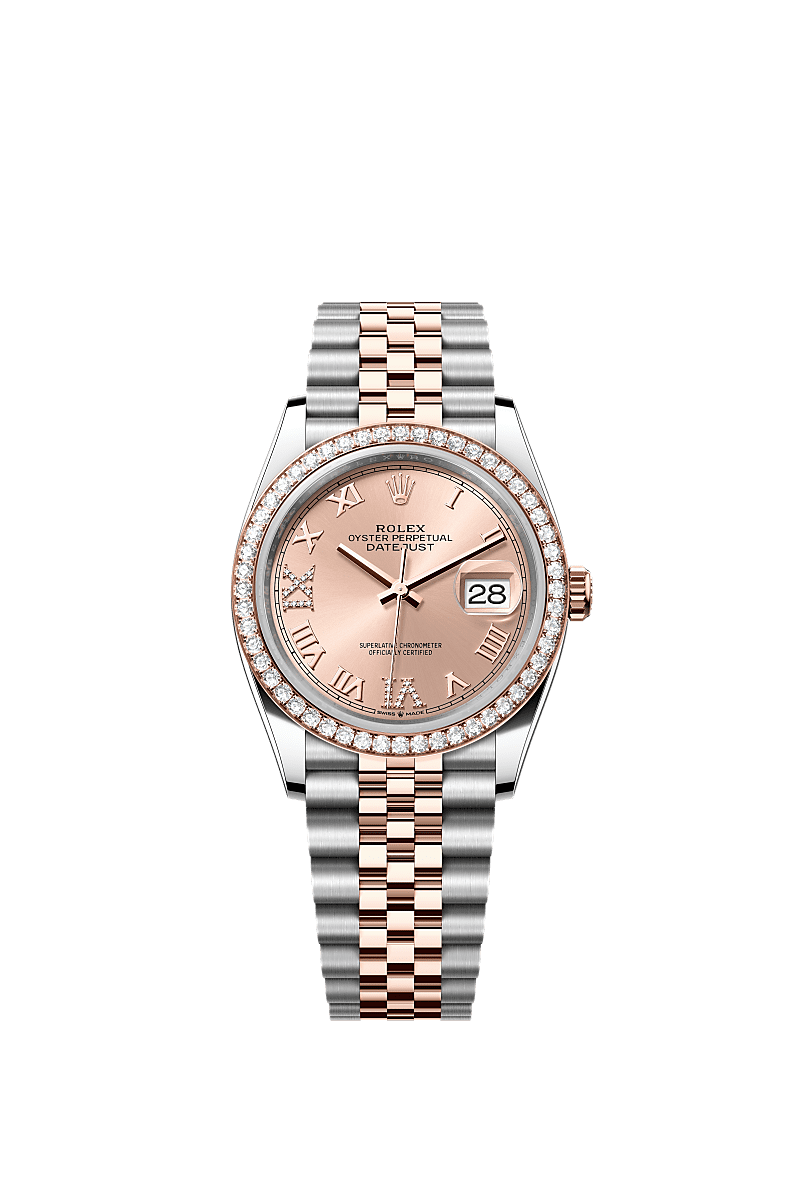 Rolex Datejust 36 watch: Oystersteel and Everose gold Rolex Datejust 36 watch: Oystersteel and Everose gold
