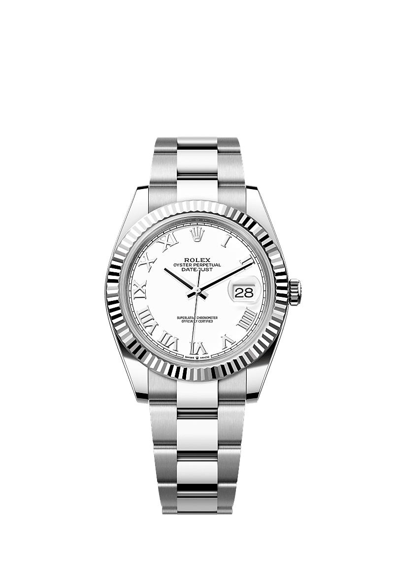 Rolex Datejust 41 watch: Oystersteel and white gold