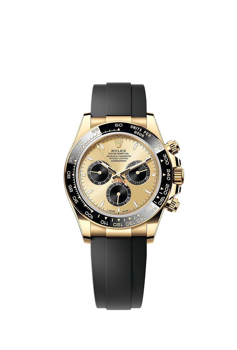 Rolex Cosmograph Daytona watch: 18 kt yellow gold