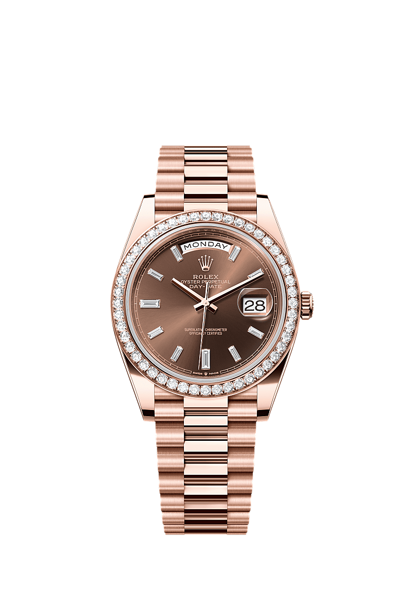 Rolex Day-Date 40 watch: 18 kt Everose gold - m228345rbr-0006