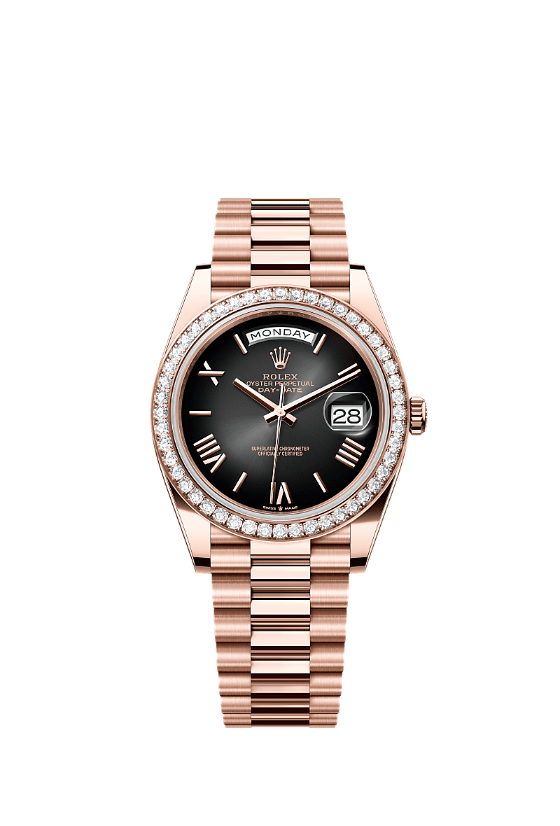 いいスタイル watch: 40 Day-Date Rolex 18 m228345rbr-0025 - gold Everose kt 特撮