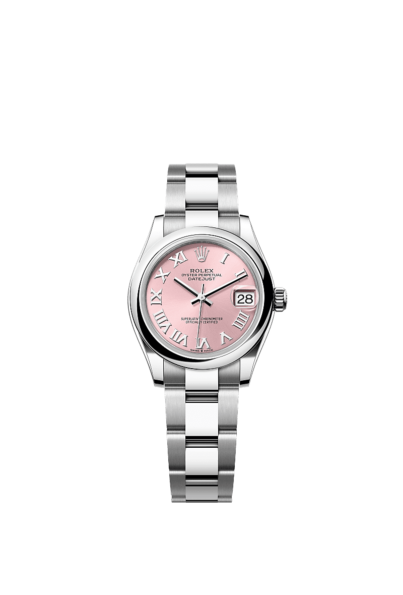 プカプカ猫　in　sky Rolex Datejust 31 watch: Oystersteel and white gold