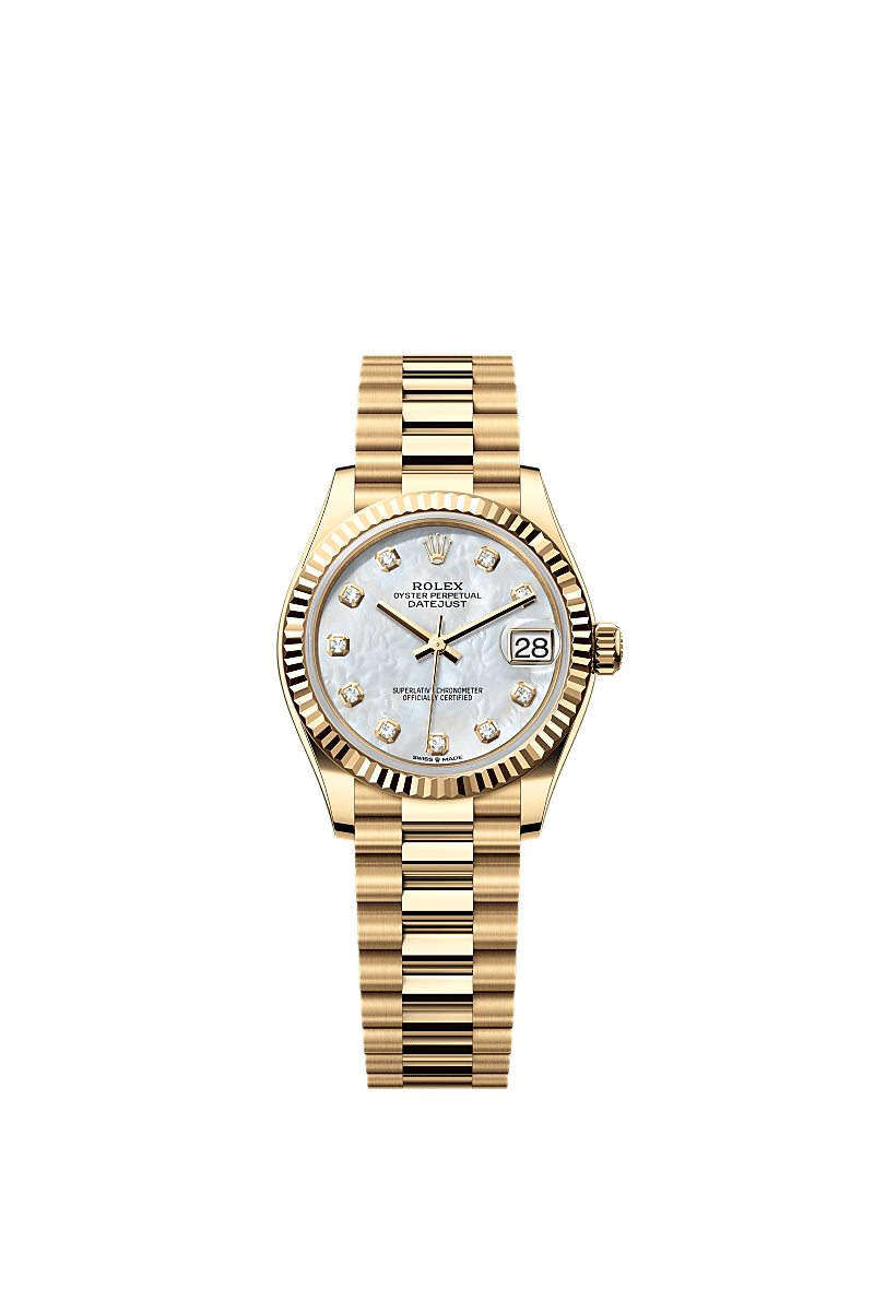 Rolex Datejust 31 watch: 18 ct yellow gold - m278278-0010