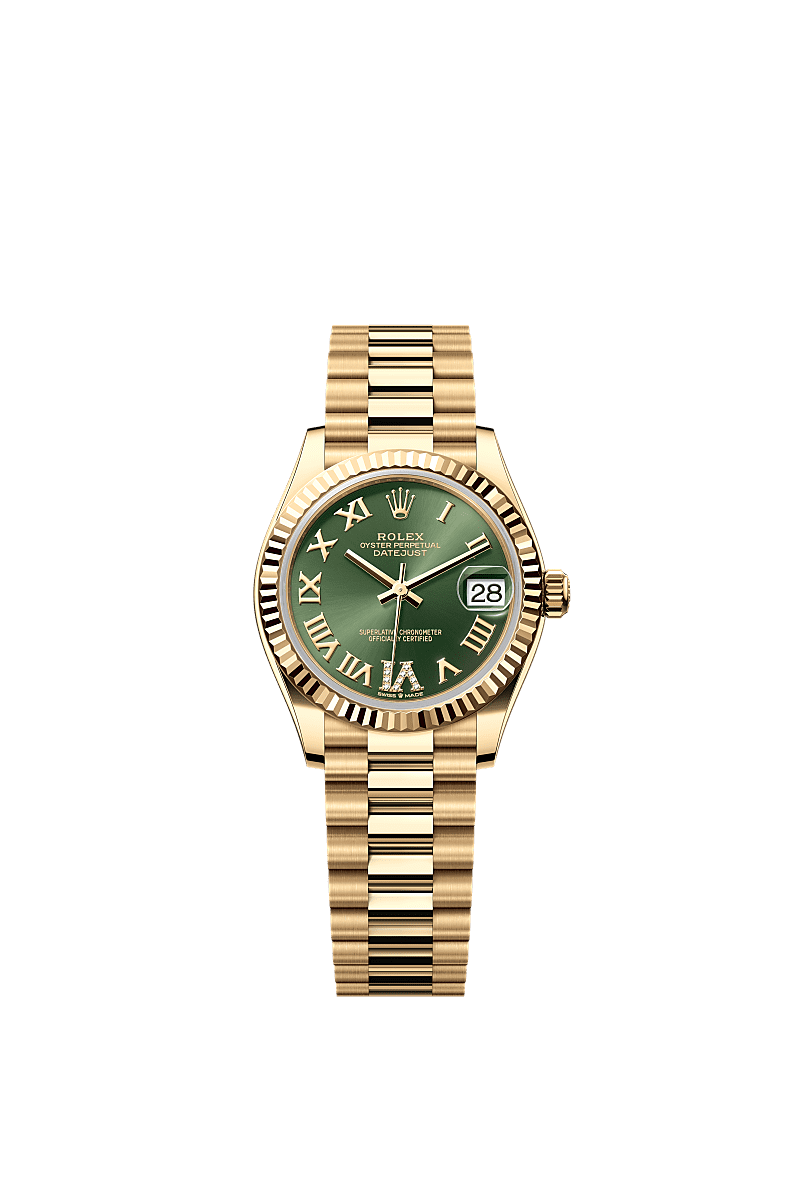 Rolex Datejust 31 watch: 18 kt yellow gold - m278278-0030