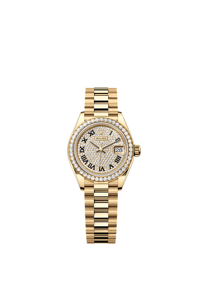 Rolex Lady-Datejust watch: 18 ct yellow gold - m279138rbr-0029