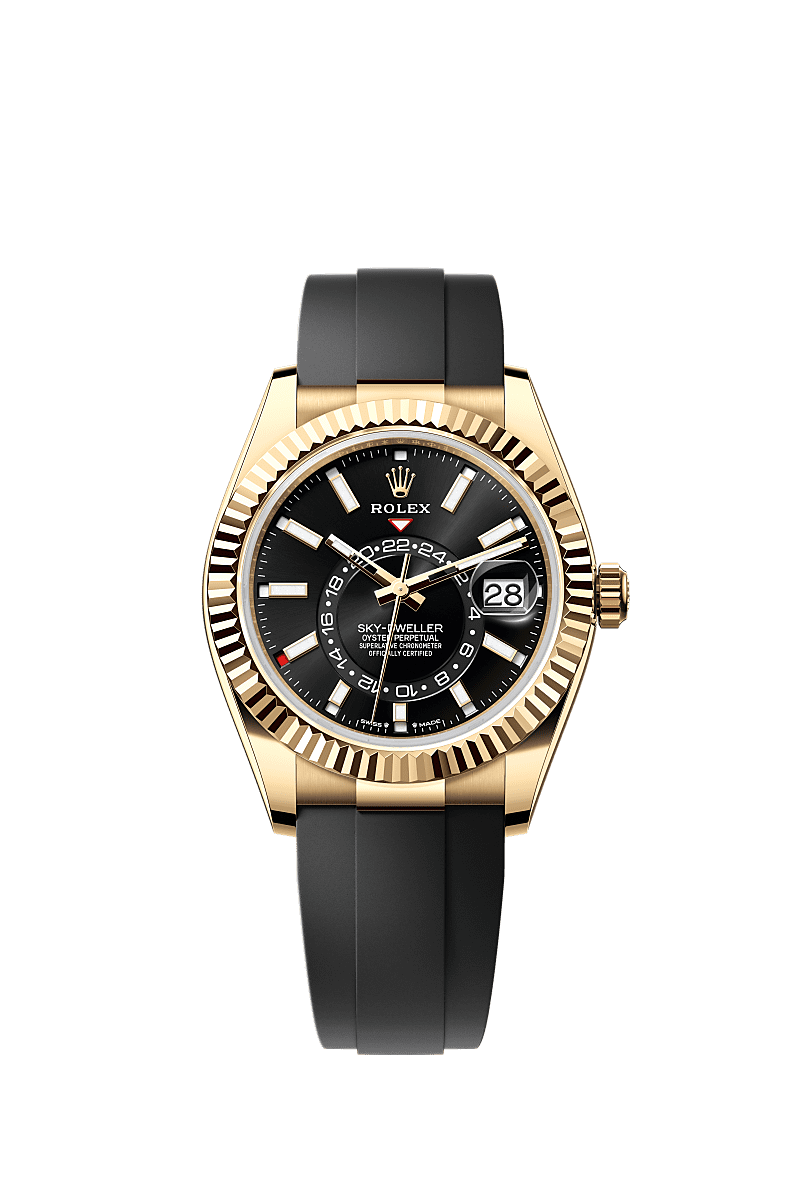 Rolex Sky-Dweller watch: 18 kt yellow gold - m336238-0002 Rolex Sky-Dweller watch: 18 kt yellow gold - m336238-0002