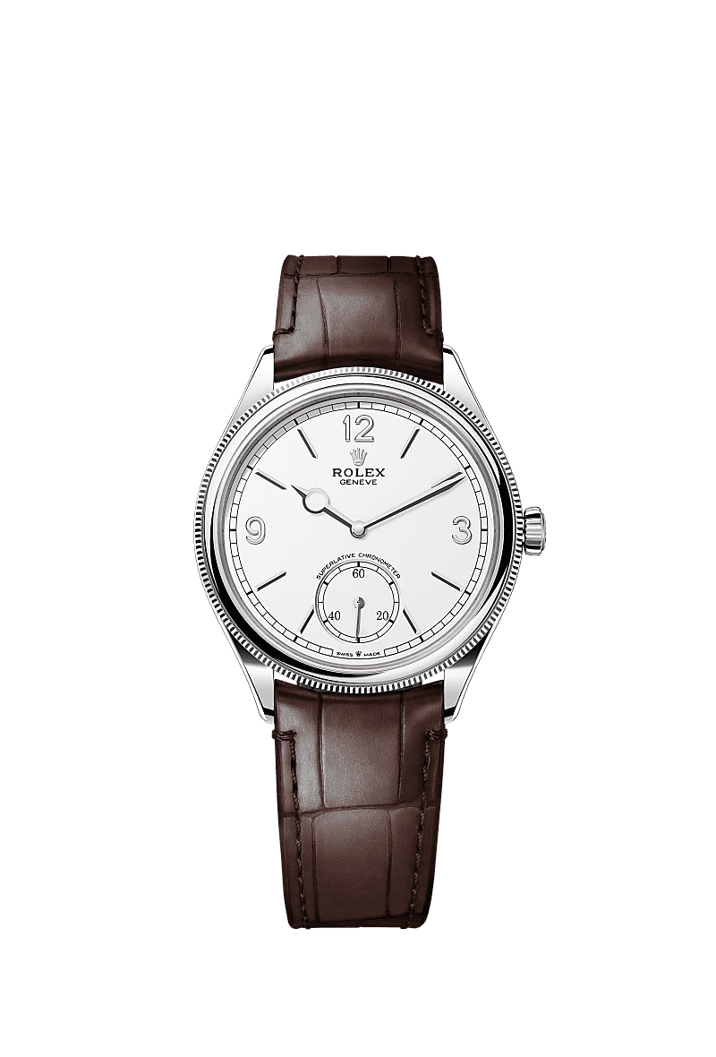 Rolex 1908 watch: 18 kt white gold - m52509-0006